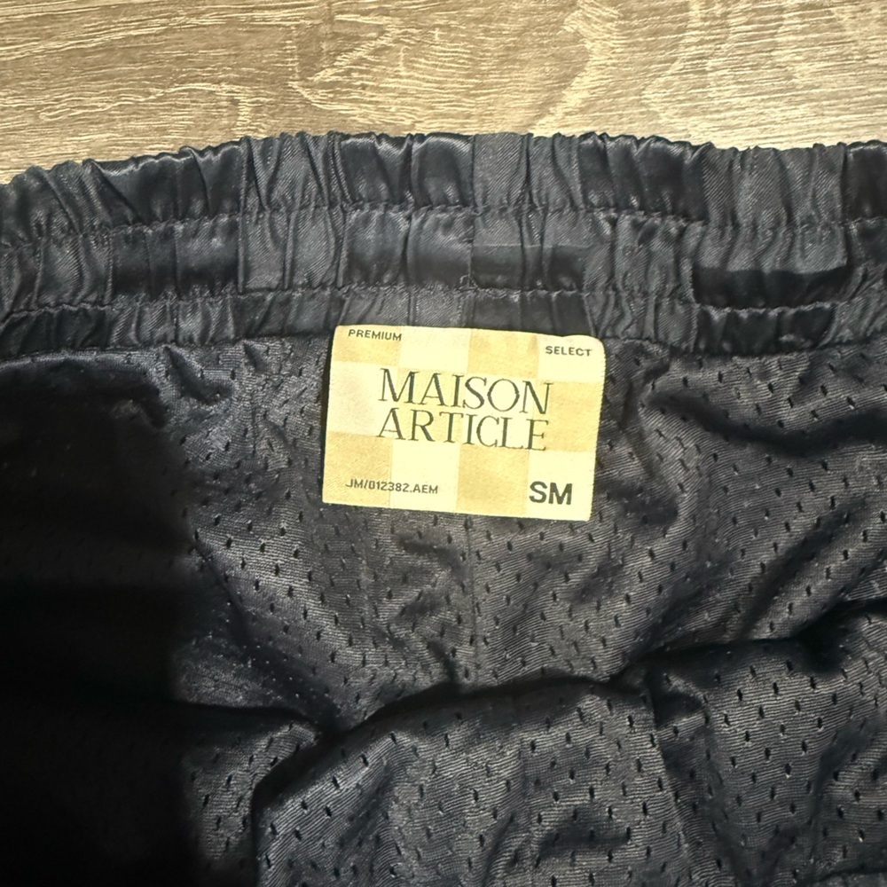 Madison Gray Checkered Men's Swim Shorts - Picture 4 of 9